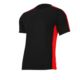 Koszulka T-shirt 180g/m2 czarno-czerwona